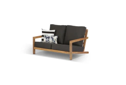 lodge 2 seater outdoor sofa black scaled