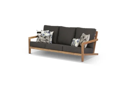 lodge 3 seater outdoor sofa black scaled